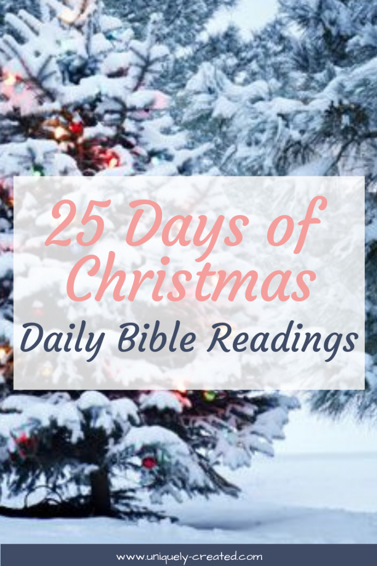 25 days of christmas daily bible reading