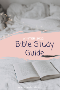 winter 2022 bible study